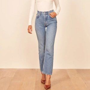 Reformation High Rise Cynthia Straight Jeans - Size 24